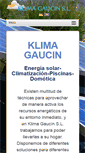 Mobile Screenshot of klimagaucin.com